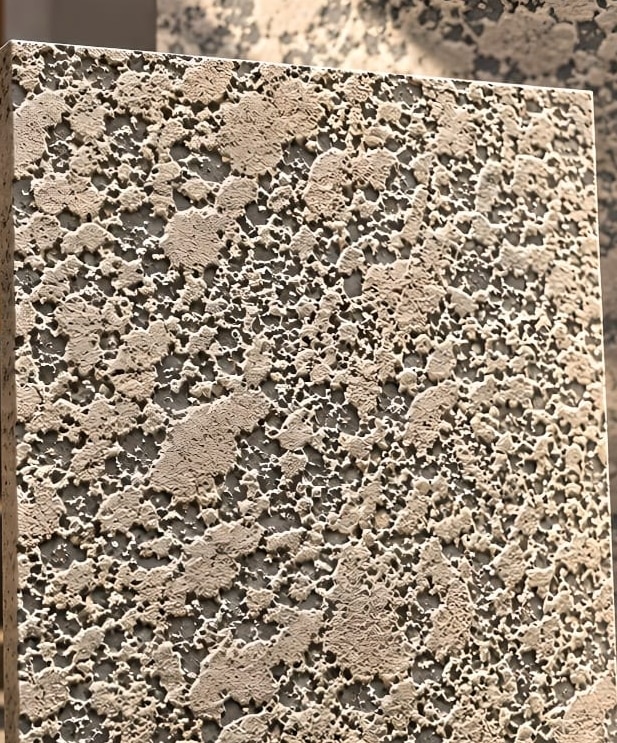 Charcoal Flake texture close-up