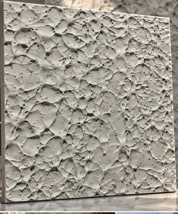 Flaked Stone texture close-up