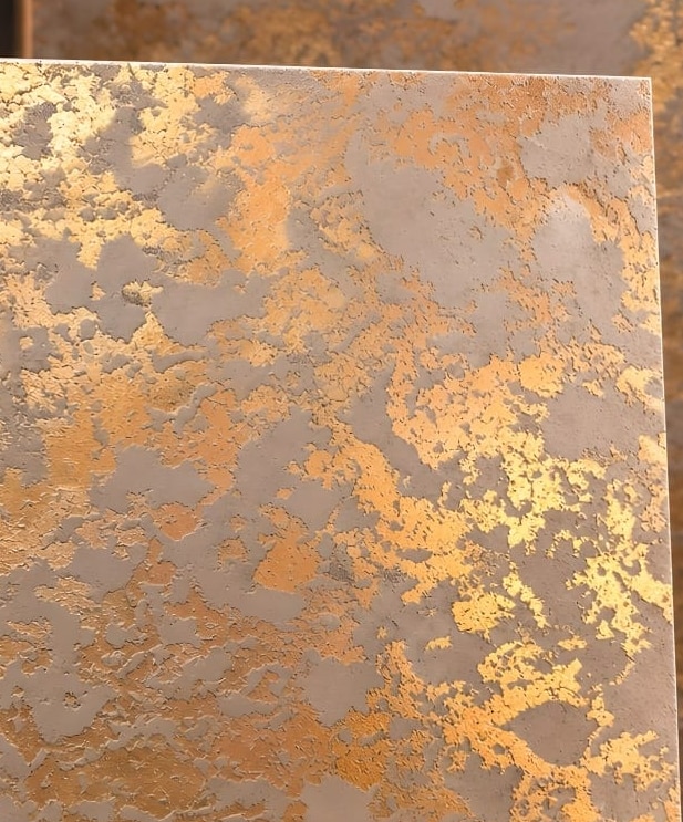 Golden Patina texture close-up