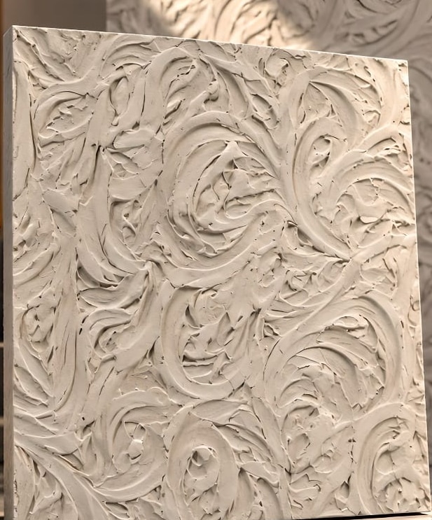 Sculpted Swirl texture close-up